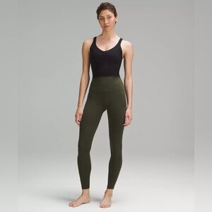 lululemon Align™ Super-High-Rise Pant 28" - size 2 - dark olive